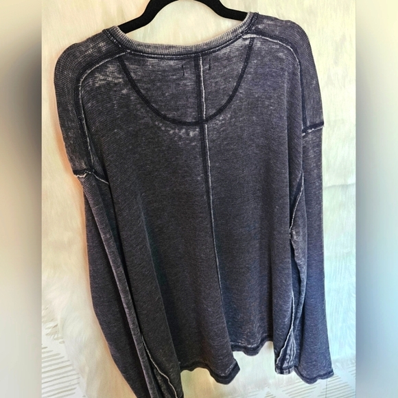 Silver Jeans Men's Winter Waffle Knit Longsleeve Henley - Picture 4 of 7